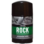 Desodorante Crystal Rock Bastão Unissex Sem Cheiro 100g