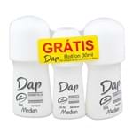 Kit Desodorante Median Dap Roll On Sem Perfume 55ml Grátis Desodorante 30ml