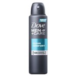 Ficha técnica e caractérísticas do produto Desodorante Dove Aerosol Clean Comfort - 89g - Unilever