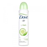 Ficha técnica e caractérísticas do produto Desodorante Dove Aerosol Go Fresh Pepino - 100g - Unilever
