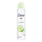 Ficha técnica e caractérísticas do produto Desodorante Dove Aerosol Go Fresh Pepino & Chá Verde com 150ml