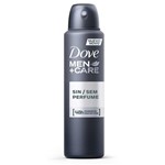 Ficha técnica e caractérísticas do produto Desodorante Dove Aerosol Men Care Sem Perfume - 89g - Unilever