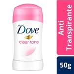 Ficha técnica e caractérísticas do produto Desodorante Dove Antitranspirante Clear Tone Barra 50 G