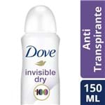 Ficha técnica e caractérísticas do produto Desodorante Dove Invisible Dry 150 Ml