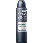 Ficha técnica e caractérísticas do produto Desodorante Dove Men+Care Antitranspirante Aerossol Sem Perfume 150ml