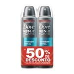 Ficha técnica e caractérísticas do produto Desodorante Dove Men + Care Cuidado Total Aerosol 50% de Desconto na Segunda Unidade 150ml Cada