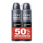 Ficha técnica e caractérísticas do produto Desodorante Dove Men + Care Invisible Dry Aerosol