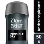 Ficha técnica e caractérísticas do produto Desodorante Dove Men + Care Invisible Dry Stick Antitranspirante 48h 50g