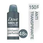 Ficha técnica e caractérísticas do produto Desodorante Dove Men + Care Sem Perfume Aerosol Antitranspirante 48h com 89g