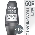 Ficha técnica e caractérísticas do produto Desodorante Dove Men + Care Sem Perfume Roll-on