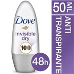Ficha técnica e caractérísticas do produto Desodorante Dove Roll On Invisible Dry Feminino 50ml
