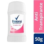 Ficha técnica e caractérísticas do produto Desodorante Femenino Antitranspirante 24 Hrs Intensive Powder Rexona 50 G