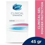 Ficha técnica e caractérísticas do produto Desodorante Femenino Secret Clinical Gel Powder 45 G