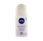 Ficha técnica e caractérísticas do produto Desodorante Feminino Roll-on Sensitive & Pure 48h 50ml - Nivea