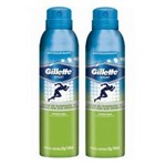 Ficha técnica e caractérísticas do produto Desodorante Gillette Antitranspirante Spray Power Rush 93g - 2 Unidades