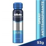 Ficha técnica e caractérísticas do produto Desodorante Gillette Cool Wave Aerosol Antitranspirante 48h 150ml