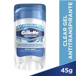 Ficha técnica e caractérísticas do produto Desodorante Gillette Gel Clear Cool Wave 45g