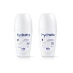 Ficha técnica e caractérísticas do produto Desodorante Hydratta Roll On Invisível 50Ml 2 Unidades