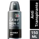 Ficha técnica e caractérísticas do produto Desodorante Invisible Spray Dove Men 89 G