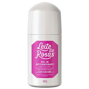 Ficha técnica e caractérísticas do produto Desodorante Leite de Rosas Roll On Sem Perfume 50ml