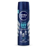 Ficha técnica e caractérísticas do produto Desodorante Masculino Aerosol Nivea Active Dry Fresh - 150ml
