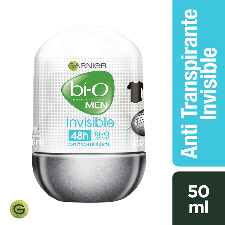 Ficha técnica e caractérísticas do produto Desodorante Masculino Bi-O 50 Ml, Invisible Roll On