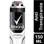Ficha técnica e caractérísticas do produto Desodorante Masculino Invisible Rexona 90 G
