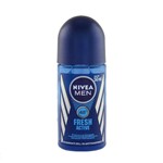 Ficha técnica e caractérísticas do produto Desodorante Masculino Roll-on Fresh Active 48h 50ml - Nivea