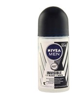 Ficha técnica e caractérísticas do produto Desodorante Masculino Roll-on Invisible Black & White Nivea