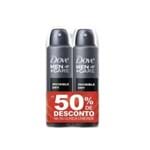 Ficha técnica e caractérísticas do produto Desodorante Men Aerosol Invisible Dry Dove 2X89g