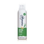 Desodorante Monange Detox Fresh Aerosol Antitranspirante 48h Sem Alcool Capim Limão e Gengibre 90g