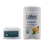 Ficha técnica e caractérísticas do produto Desodorante Natural Twist Active Citrus e Bergamota 64g Lafes - Lafe's