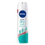 Ficha técnica e caractérísticas do produto Desodorante Nivea Active Dry Fresh Aerosol Antitranspirante Feminino 48h 150ml