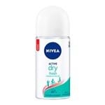 Ficha técnica e caractérísticas do produto Desodorante Nivea Active Dry Fresh Roll-on Antitranspirante Feminino 48h 50ml