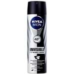 Ficha técnica e caractérísticas do produto Desodorante Nivea Aero Invisible Black&White For Men
