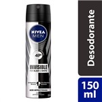 Ficha técnica e caractérísticas do produto Desodorante Nivea Aerosol Invisible BlackWhite Power Masculino 100ml