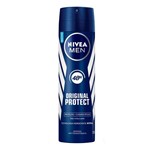 Ficha técnica e caractérísticas do produto Desodorante Nivea Aerosol Masculino Original Protect 150ml - Nivea For Men