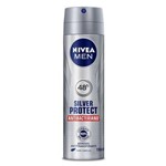 Ficha técnica e caractérísticas do produto Desodorante Nivea Aerosol Silver Protect Masculino 93g
