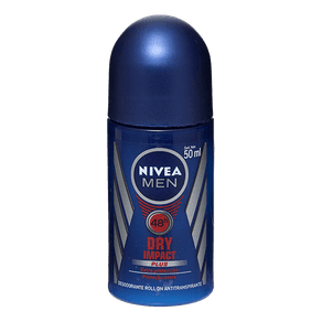 Ficha técnica e caractérísticas do produto Desodorante Nivea For Men Dry Impact 50ml (roll-on)