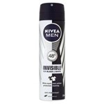 Ficha técnica e caractérísticas do produto Desodorante Nivea For Men Invisible For Black e White Aerosol 150Ml