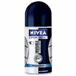 Ficha técnica e caractérísticas do produto Desodorante Nivea For Men Invisible Rollon 50ml For Black & White Power 2 Leve 3 Pague 2