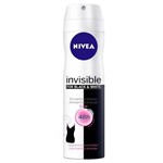 Desodorante Nivea Invisible Black White Aerosol Feminino 150g C/2
