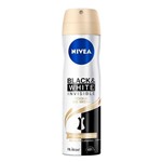 Ficha técnica e caractérísticas do produto Desodorante Nivea Invisible Black White Toque de Seda Aerosol Antitranspirante 48h 150ml