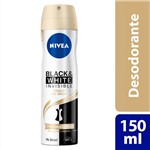 Ficha técnica e caractérísticas do produto Desodorante Nivea Invisible Black White Toque de Seda Aerosol