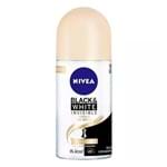 Ficha técnica e caractérísticas do produto Desodorante Nivea Invisible Black & White Toque de Seda Roll-on Antitranspirante 48h com 50ml