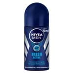 Ficha técnica e caractérísticas do produto Desodorante Nivea Men Fresh Active Roll-on Antitranspirante 48h com 50ml