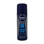 Ficha técnica e caractérísticas do produto Desodorante Nivea Men Fresh Active Spray 24h 90ml