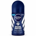 Ficha técnica e caractérísticas do produto Desodorante Nivea Men Roll On Original Protect 50ml