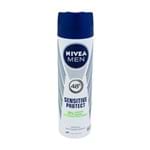 Ficha técnica e caractérísticas do produto Desodorante Nivea Men Sensitive Protect Aerosol Antitranspirante 48h com 150ml