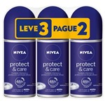 Ficha técnica e caractérísticas do produto Desodorante Nivea Pretect Care Rollon 50ml Leve 3 Pague 2